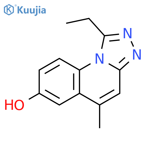 [1,2,4]Triazolo[4,3-a]quinolin-7-ol,1-ethyl-5-methyl- structure