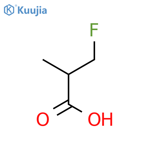 3-fluoro-2-methylpropanoic acid structure