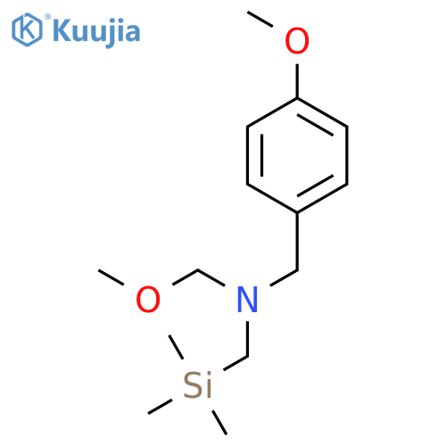 Benzenemethanamine,4-methoxy-N-(methoxymethyl)-N-[(trimethylsilyl)methyl]- structure