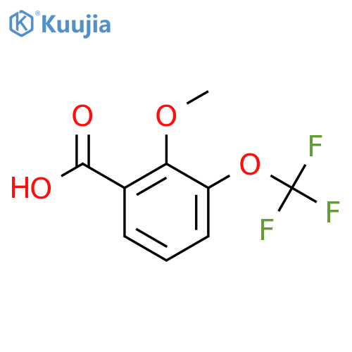 2-Methoxy-3-(trifluoromethoxy)benzoic acid structure