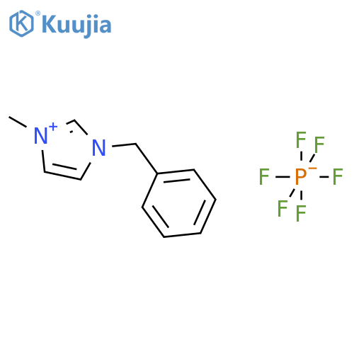 1-Benzyl-3-methylimidazolium hexafluorophosphate structure