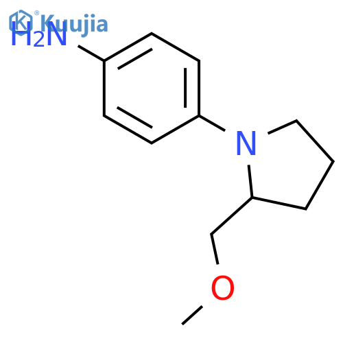 4-(2-(methoxymethyl)pyrrolidin-1-yl)aniline structure