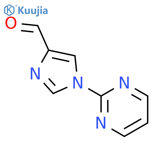1-(pyrimidin-2-yl)-1h-imidazole-4-carbaldehyde structure