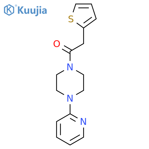 1-(4-(2-Pyridyl)piperazinyl)-2-(2-thienyl)ethan-1-one structure