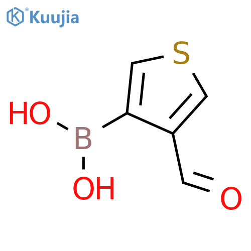 (4-Formylthiophen-3-yl)boronic acid structure