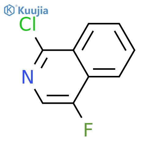 1-chloro-4-fluoro-isoquinoline structure