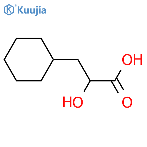 3-cyclohexyl-3-hydroxypropanoic acid structure