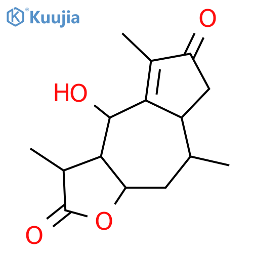Azuleno[6,5-b]furan-2,6(3H,4H)-dione,3a,7,7a,8,9,9a-hexahydro-4-hydroxy-3,5,8-trimethyl-, (3R,3aS,4S,7aR,8S,9aR)- structure