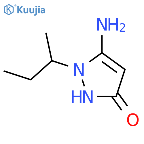 5-amino-1-sec-butyl-1h-pyrazol-3-ol structure