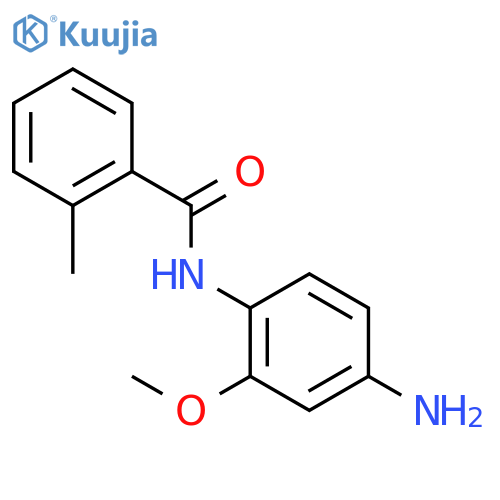 N-(4-Amino-2-methoxyphenyl)-2-methylbenzamide structure