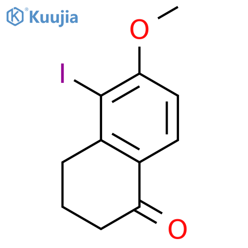 5-Iodo-6-methoxy-1,2,3,4-tetrahydronaphthalen-1-one structure