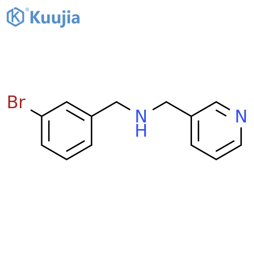 N-(3-Bromobenzyl)-1-(pyridin-3-yl)methanamine structure