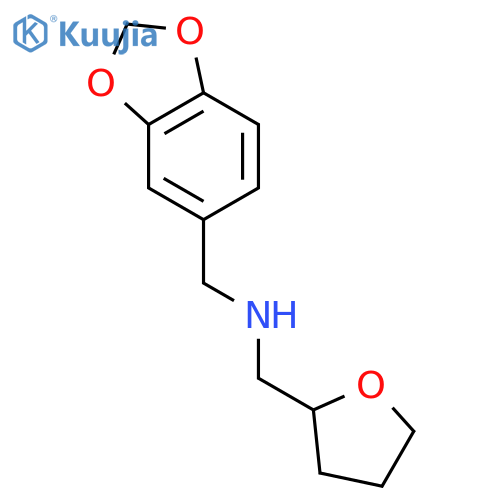1,3-Benzodioxole-5-methanamine,N-[(tetrahydro-2-furanyl)methyl]- structure