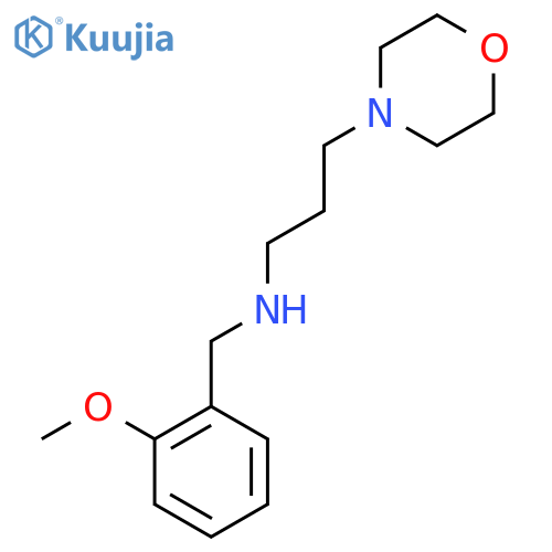 (2-Methoxy-benzyl)-(3-morpholin-4-yl-propyl)-amine structure