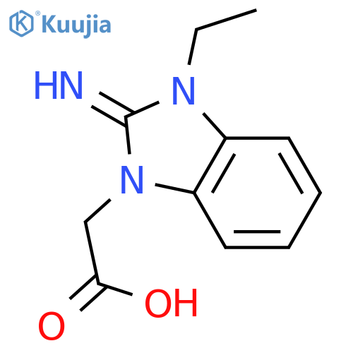 2-(3-Ethyl-2-imino-2,3-dihydro-1H-benzo[d]imidazol-1-yl)acetic acid structure