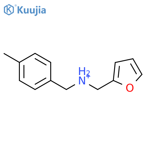 1-(furan-2-yl)-n-(4-methylbenzyl)methanamine structure