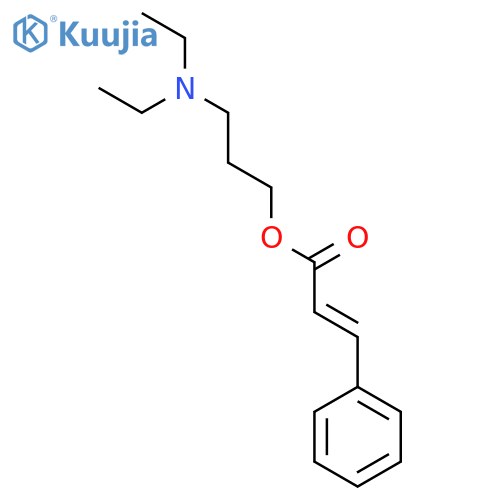 3-(Diethylamino)propyl cinnamate structure