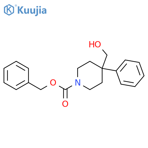 Benzyl 4-(hydroxymethyl)-4-phenylpiperidine-1-carboxylate structure