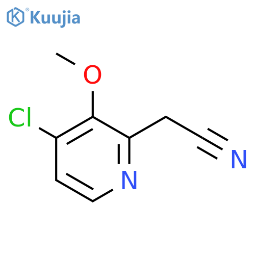 2-(4-Chloro-3-Methoxy-2-Pyridinyl)-Acetonitrile structure