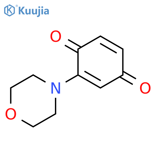 2,5-CYCLOHEXADIENE-1,4-DIONE, 2-(4-MORPHOLINYL)- structure