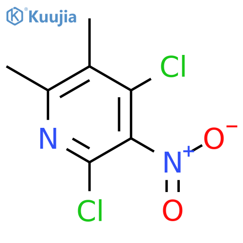 Pyridine,2,4-dichloro-5,6-dimethyl-3-nitro- structure