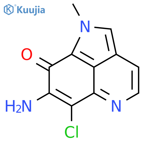 PYRROLO[4,3,2-DE]QUINOLIN-8(1H)-ONE, 7-AMINO-6-CHLORO-1-METHYL- structure