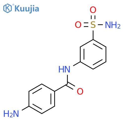 4-Amino-N-(3-sulfamoylphenyl)benzamide structure