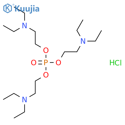 tris[2-(diethylamino)ethyl] phosphate hydrochloride structure