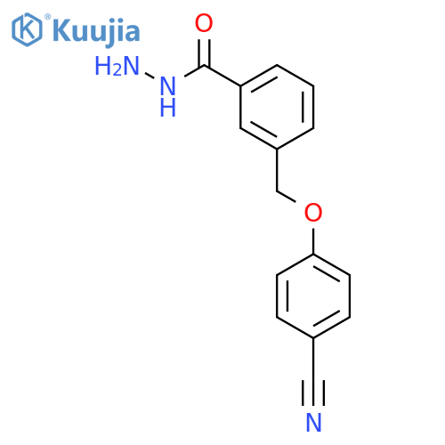 3-(4-cyanophenoxy)methylbenzohydrazide structure