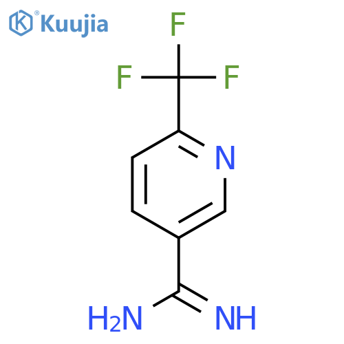 6-(trifluoromethyl)pyridine-3-carboximidamide structure