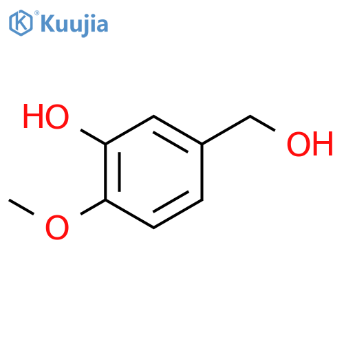 5-(hydroxymethyl)-2-methoxyphenol structure