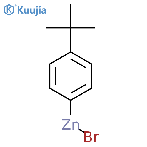 Zinc, bromo[4-(1,1-dimethylethyl)phenyl]- structure
