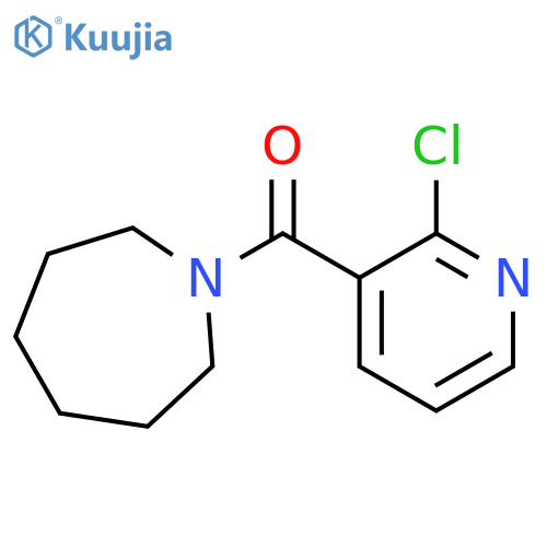 1-(2-chloropyridine-3-carbonyl)azepane structure