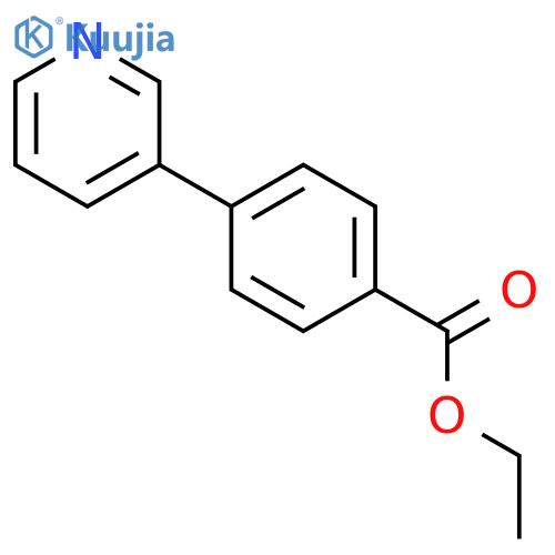 Ethyl 4-pyridin-3-ylbenzoate structure