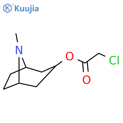 Acetic acid, 2-chloro-,8-methyl-8-azabicyclo[3.2.1]oct-3-yl ester, hydrochloride (1:1) structure