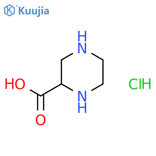 (R)-Piperazine-2-carboxylic acid hydrochloride structure
