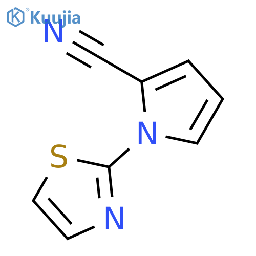 1-(Thiazol-2-yl)-1H-pyrrole-2-carbonitrile structure