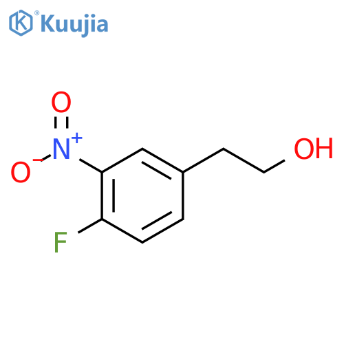 2-(4-Fluoro-3-nitrophenyl)ethanol structure
