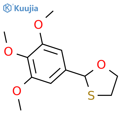 1,3-Oxathiolane, 2-(3,4,5-trimethoxyphenyl)- structure