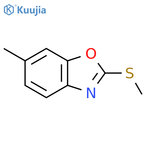 6-Methyl-2-(methylsulfanyl)-1,3-benzoxazole structure