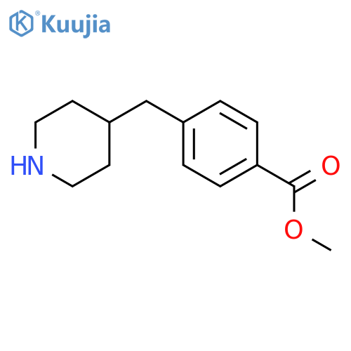 methyl 4-(piperidin-4-yl)methylbenzoate structure