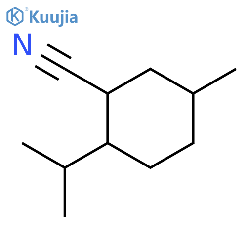 (1R,2S,5R)-2-Isopropyl-5-methylcyclohexanecarbonitrile structure