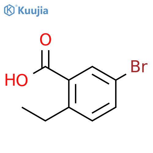 5-Bromo-2-ethylbenzoic acid structure
