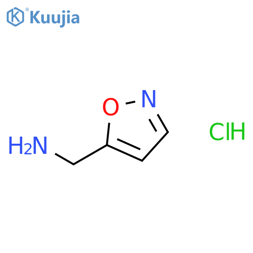 1-(1,2-oxazol-5-yl)methanamine hydrochloride structure