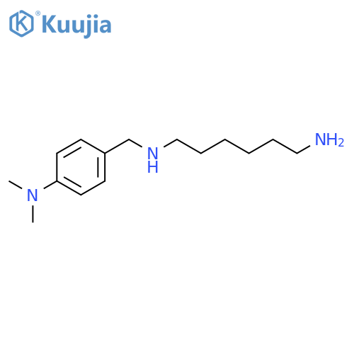 1,6-HEXANEDIAMINE, N-[[4-(DIMETHYLAMINO)PHENYL]METHYL]- structure