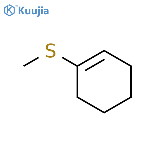 CYCLOHEXENE, 1-(METHYLTHIO)- structure