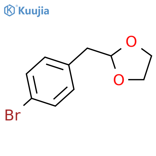 1-BROMO-4-(1,3-DIOXOLAN-2-YLMETHYL)BENZENE structure