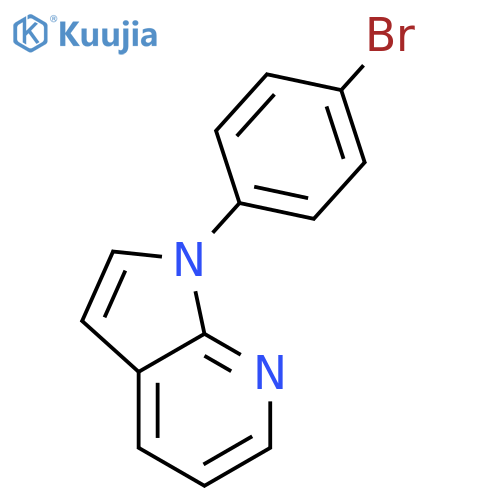 1-(4-Bromophenyl)-1H-pyrrolo[2,3-b]pyridine structure