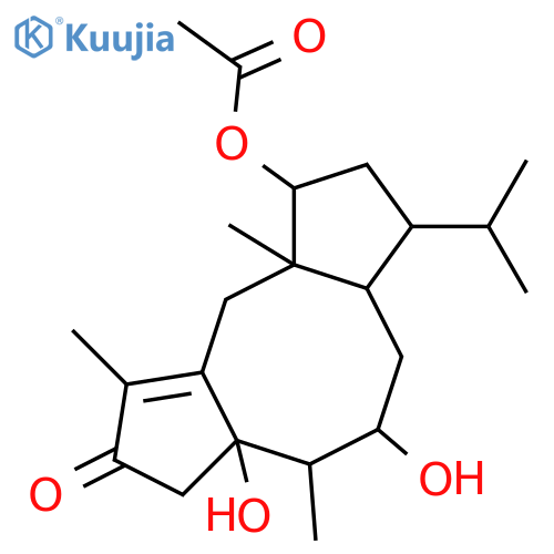 6,8,12-Trihydroxy-2-fusicoccen-4-one; (6α,8β,12α)-form, 12-Ac structure