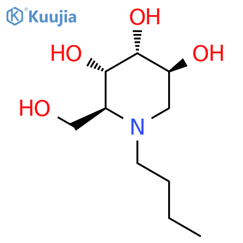 (2S,3S,4R,5S)-1-Butyl-2-(Hydroxymethyl)-3,4,5-Piperidinetriol structure